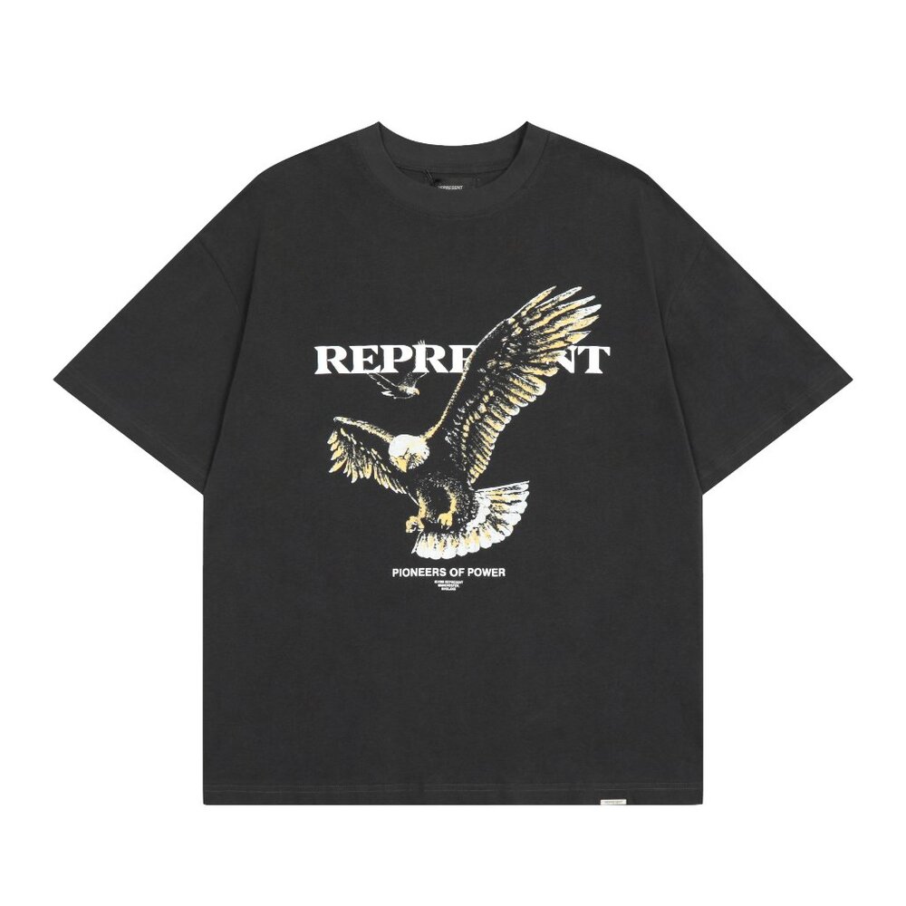 Represent Eagle Retro Distressed Print Short Sleeves